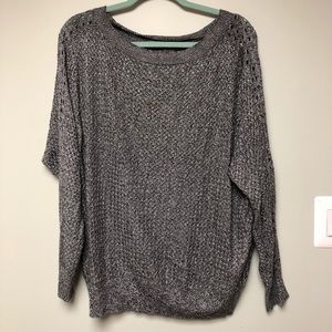 Plus Size Open Stitch Dolman Sweater 18/20